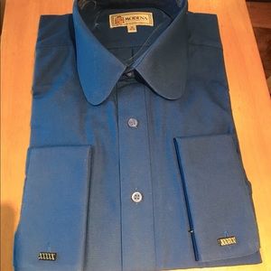 Lot of six brand new fashion mens dress shirts.